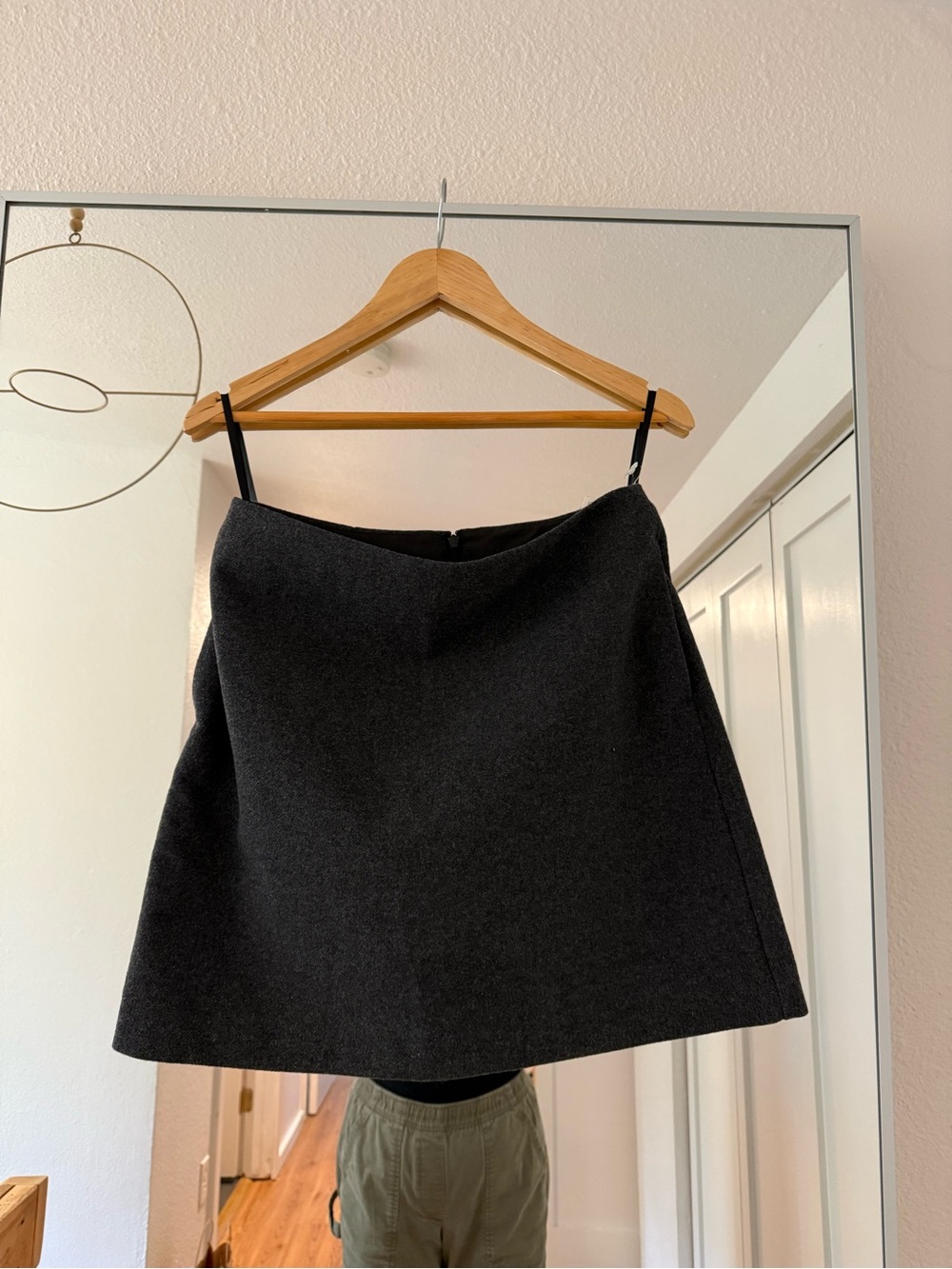 Uniqlo Black A-Line Mini Skirt